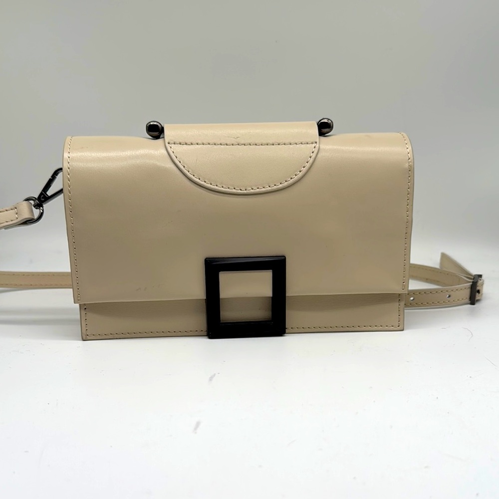 Stella Bianca ivory leather bag NWOT